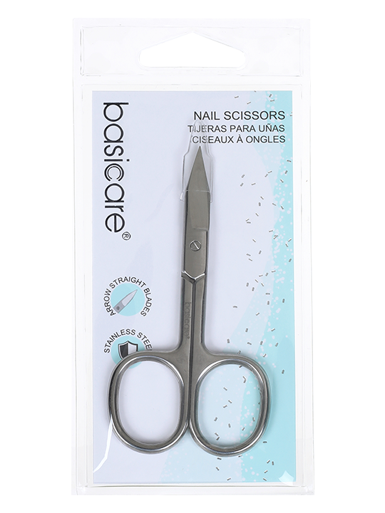 Nail Scissor- Precision Ground Arrow Straight Blades-0