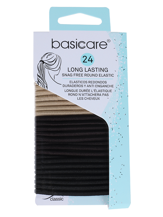 Long Lasting Snag Free Round Elastic 24Pcs