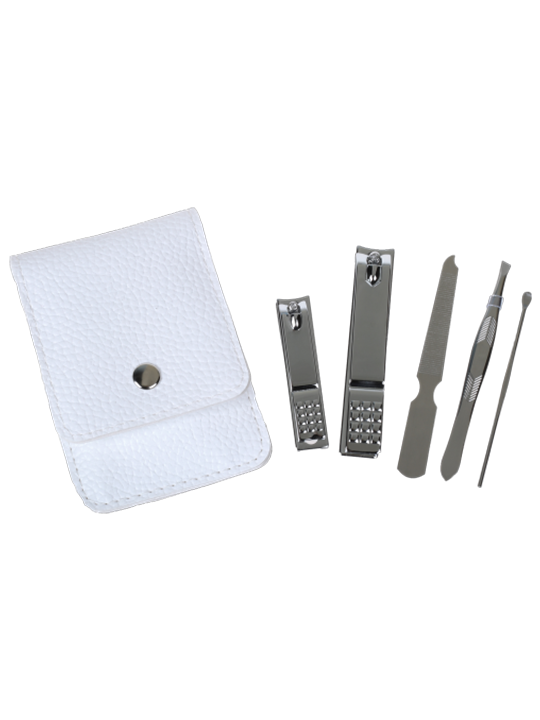 5pcs manicure set with travel pouch 