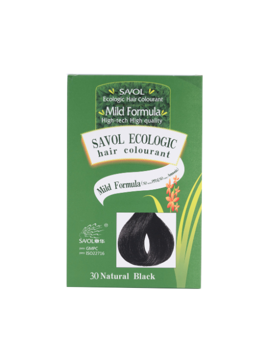 Savol Ecologic Hair Color - Natural Black 