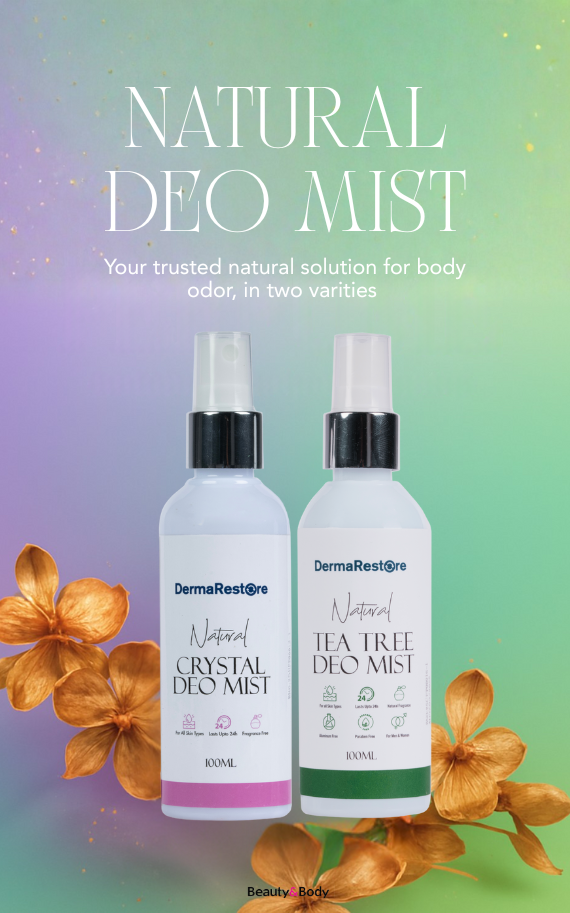 Natural Deo Mist (Crystal & Tea Tree)
