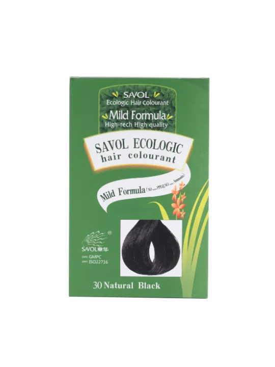 Savol – Permanent Black Hair Dye in Sri Lanka – Ammonia-Free & Long Lasting - Natural Black 
