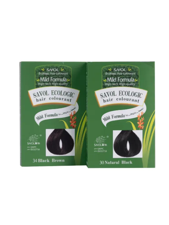 Savol – Permanent Black Hair Dye in Sri Lanka – Ammonia-Free & Long Lasting - Natural Black -2